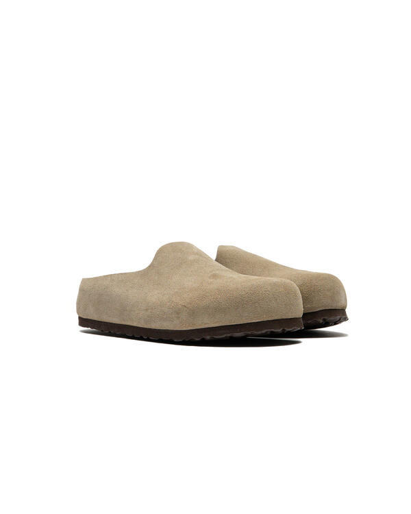 Birkenstock Amsterdam BS Rubberized サンダル Birkenstock Amsterdam Wrapped Suede Leather (Regular Fit